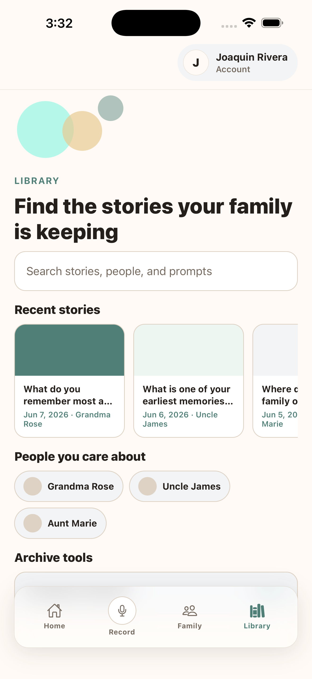 Corrido Library: search people, stories, themes, and family branches